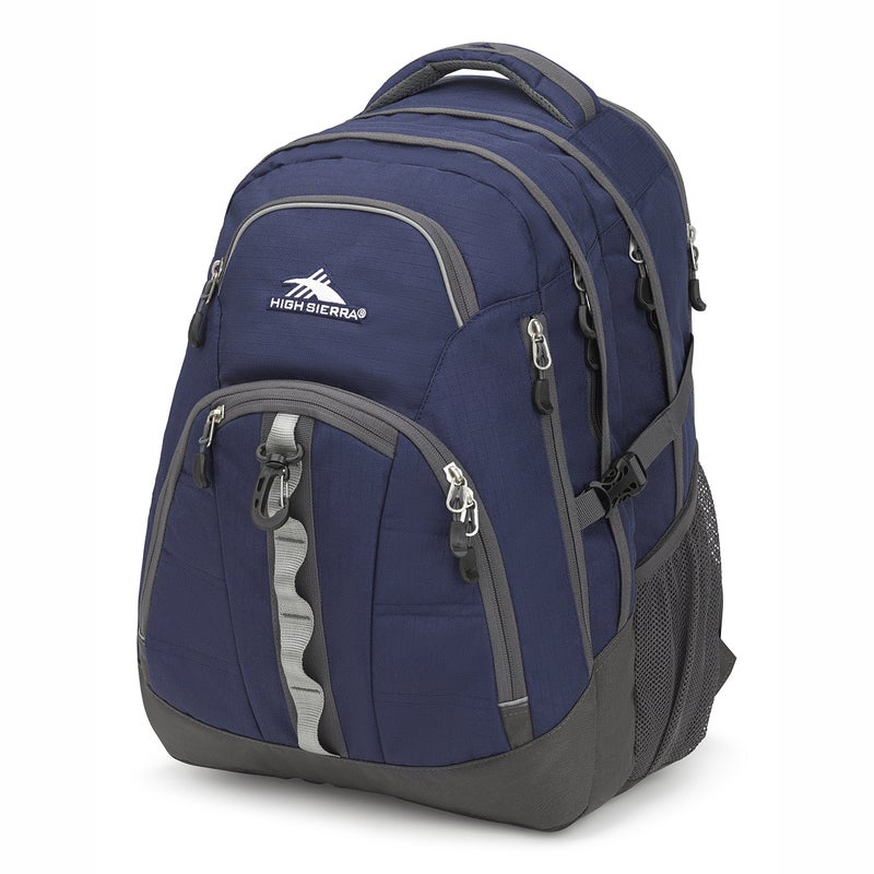 High Sierra Access 2.0 Laptop Backpack, True Navy/Mercury, One Size Dark Blue - Image 1